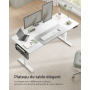 Songmics AVENTURE Bureau Gamer assis-debout électrique design et pratique